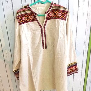 Khadi Tunic Top